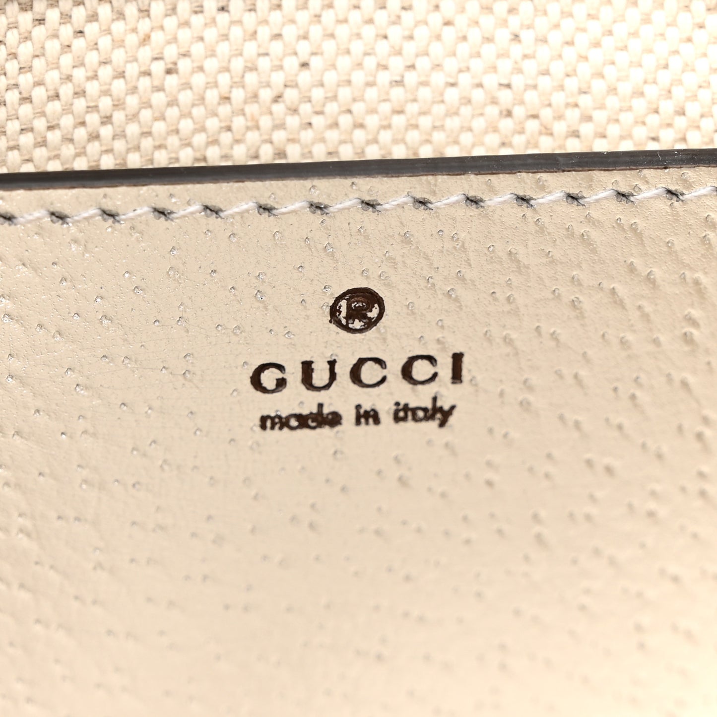 GG Supreme Monogram Lame Textured Dollar Calfskin Mini Ophidia Chain Bag Beige Ebony Silver