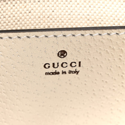 Gucci GG Supreme Monogram Lame Textured Dollar Calfskin Mini Ophidia Chain Bag Beige Ebony Silver 6 of 11