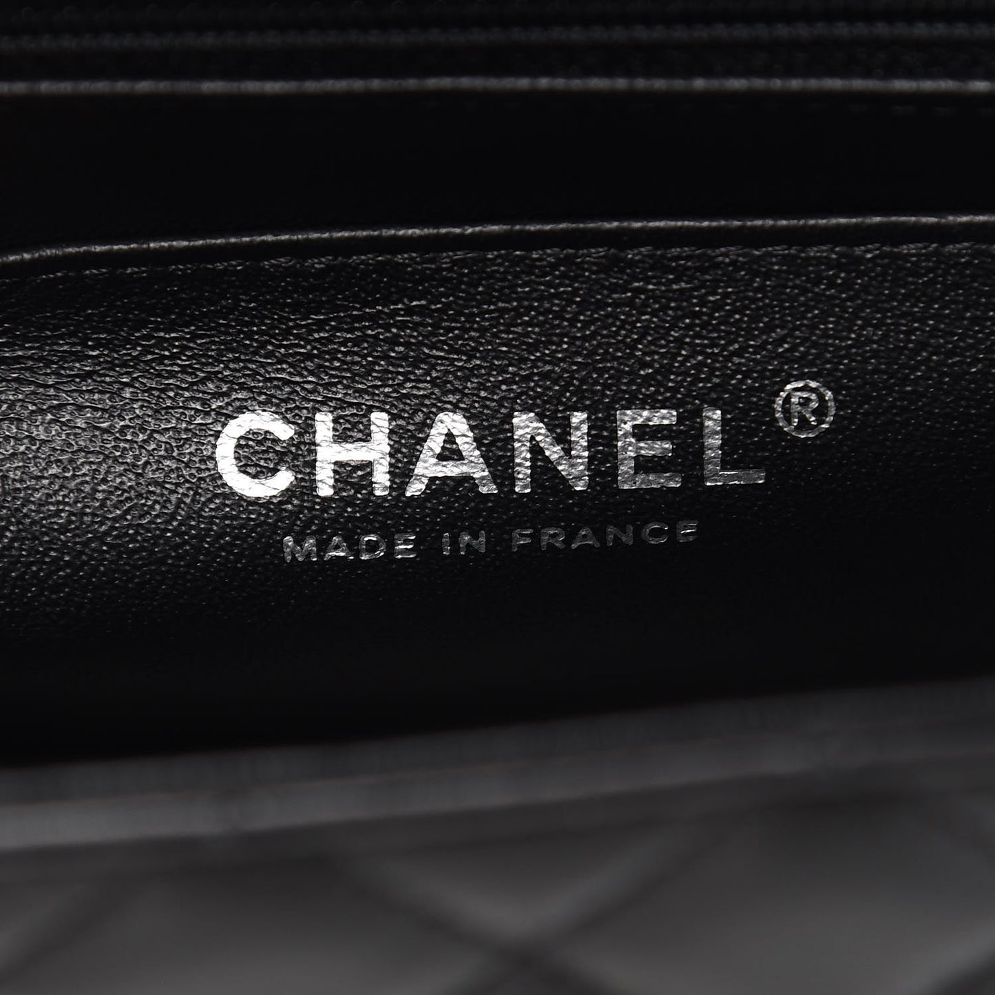 Lambskin Quilted Mini Rectangular Flap Black