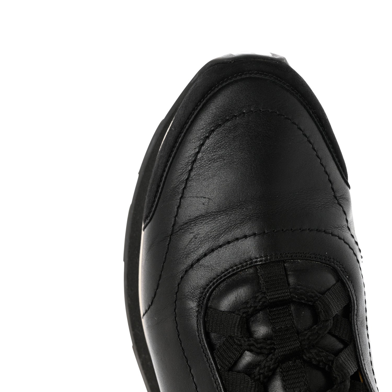 Hermes Calfskin Mens Miles Sneakers 42.5 Black 9 of 10