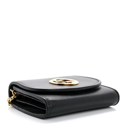Gucci Roxy Calfskin Medium Blondie Chain Wallet Black 5 of 13