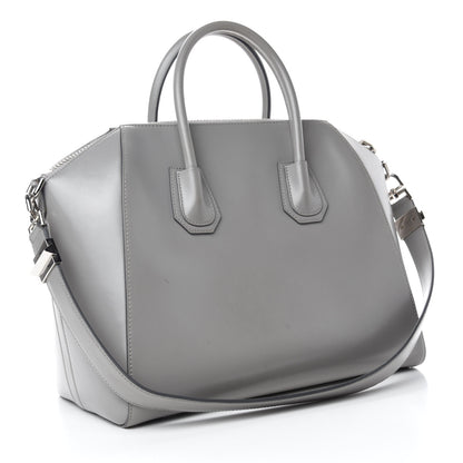 Givenchy Shiny Lord Calfskin Medium Antigona Pearl Grey 3 of 14