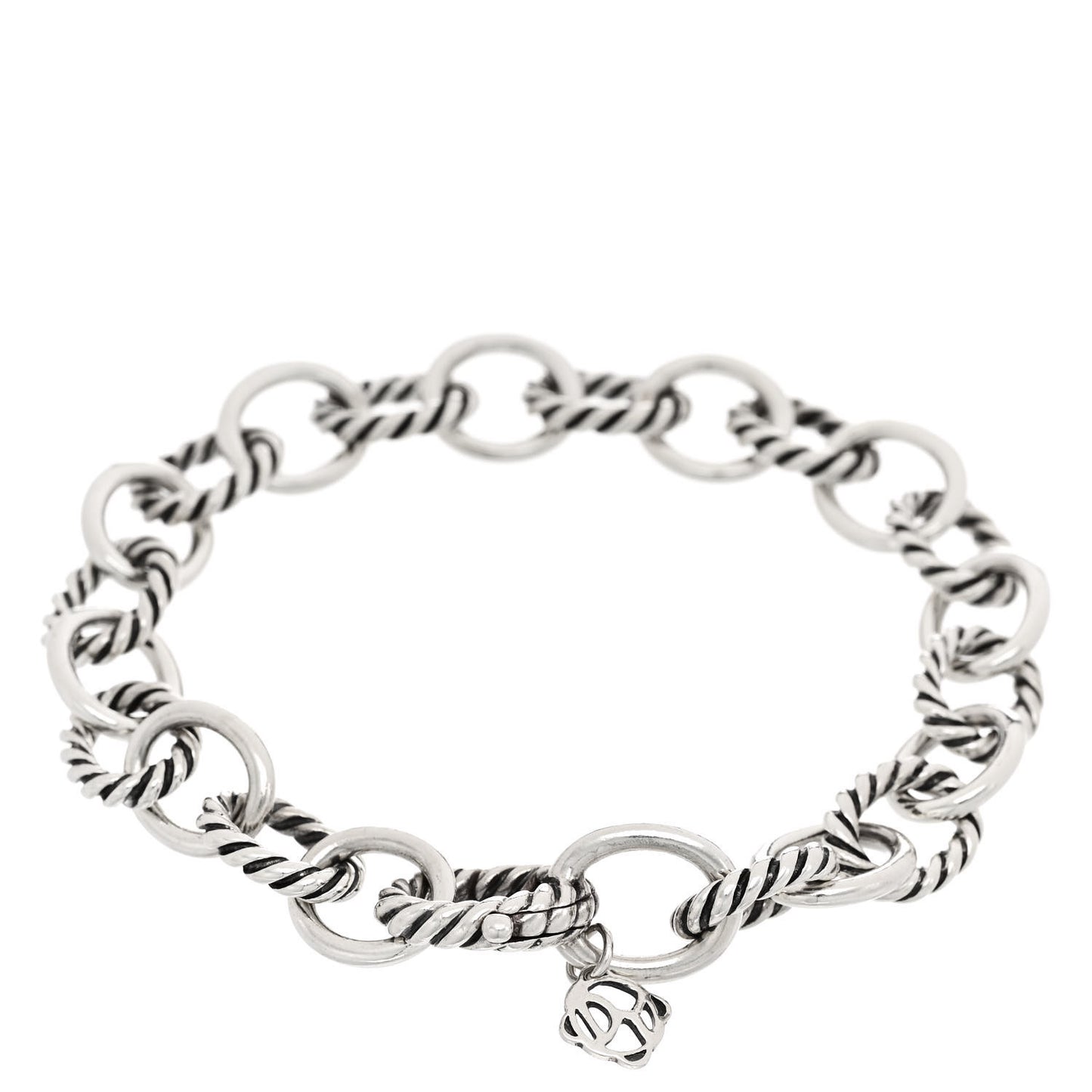 Sterling Silver 10mm Medium Oval Link Bracelet