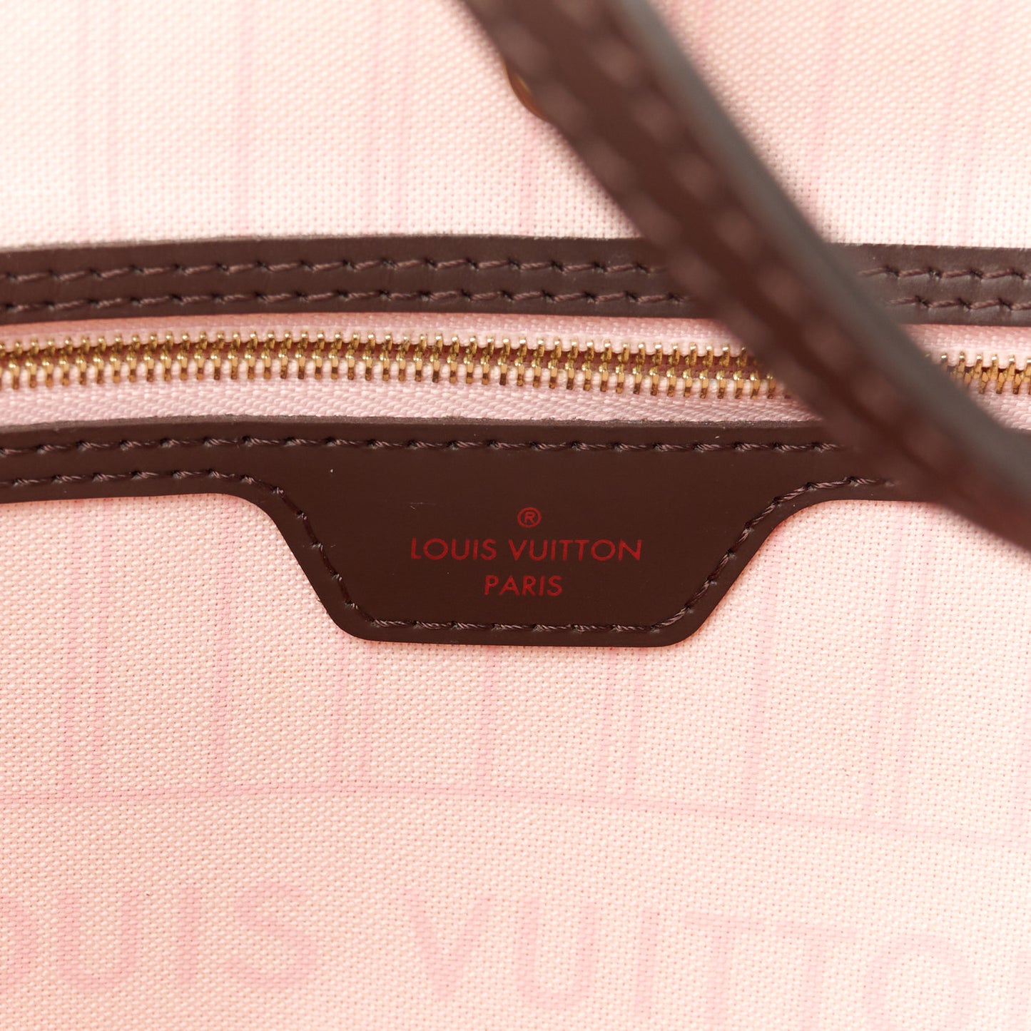 Damier Ebene Neo Neverfull MM Rose Ballerine