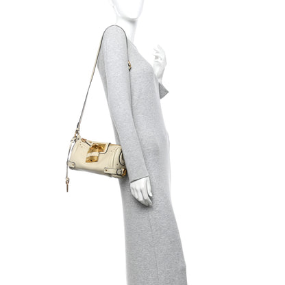 Chloe Grained Buffalo Small Paddington Chain Bag Cloudy Cream 2 of 9