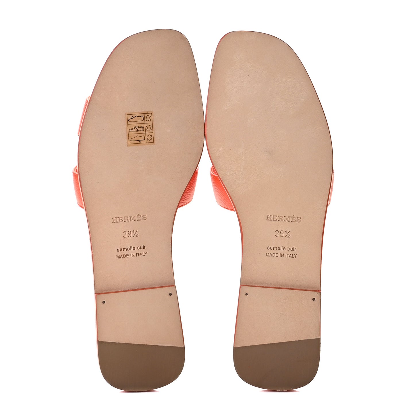 Epsom Oran Sandals 39.5 Orange Poppy