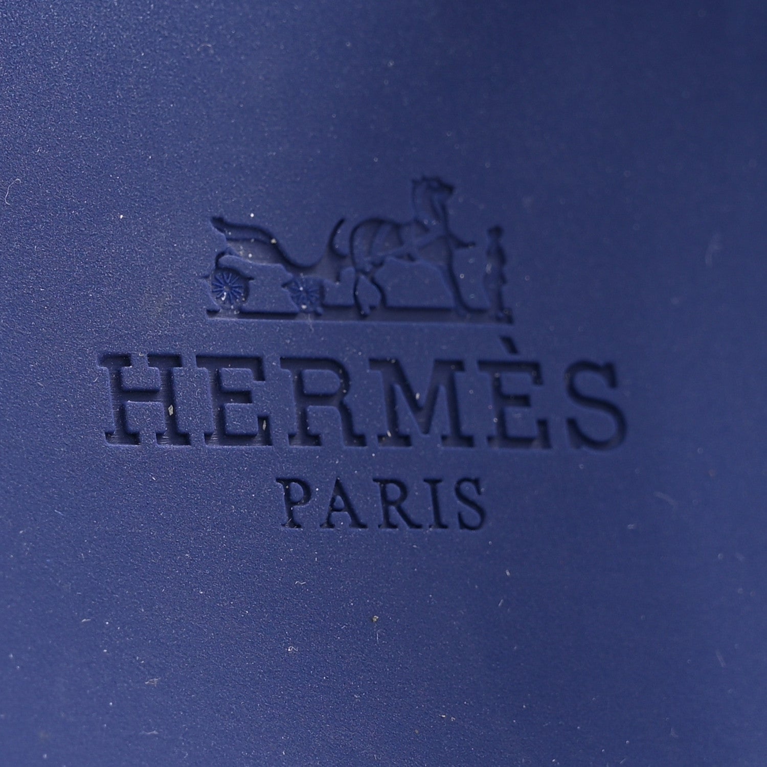 Hermes Rubber Chaine d'Ancre Island Sandals 38 Bleu Smalt 6 of 9