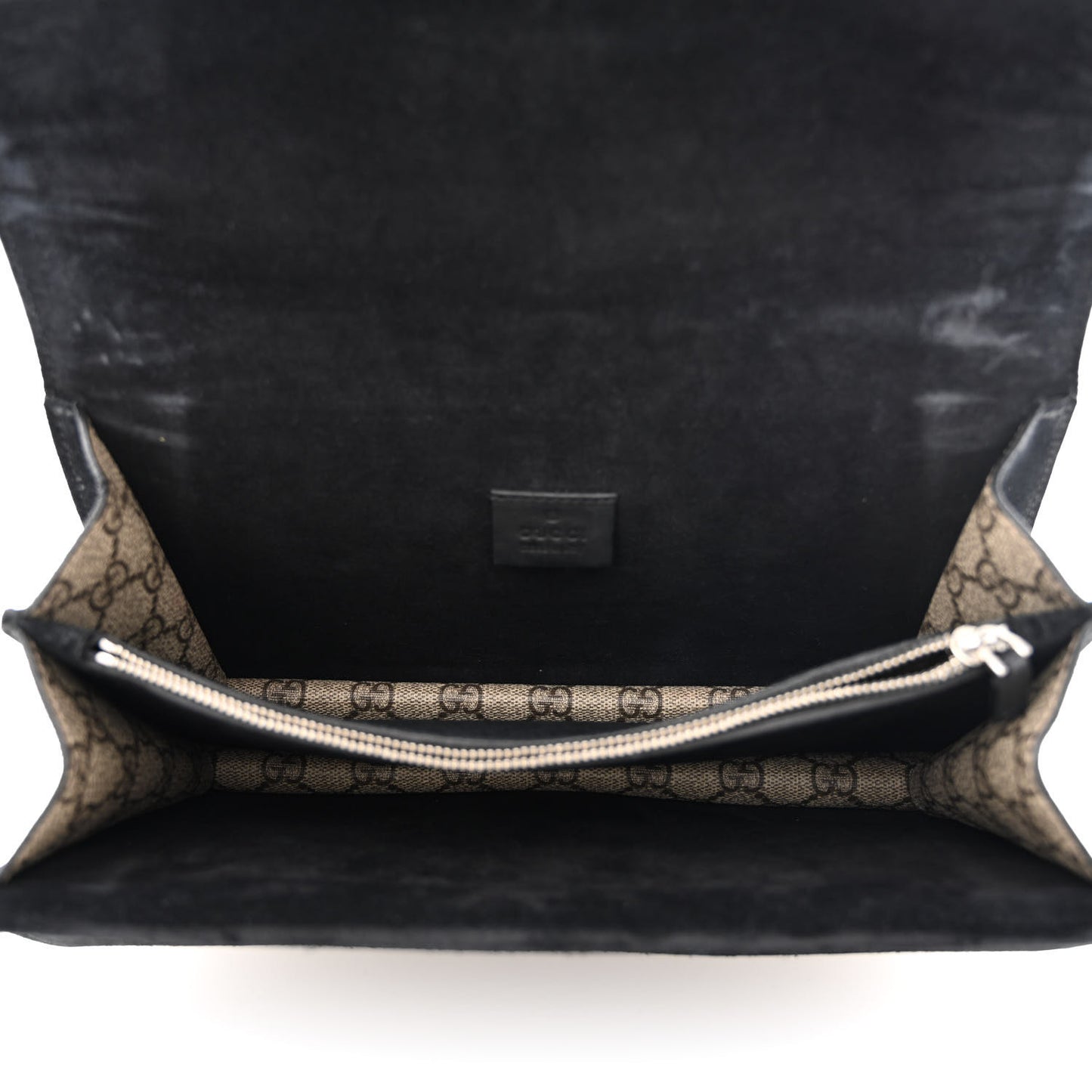 GG Supreme Monogram Small Dionysus Shoulder Bag Black