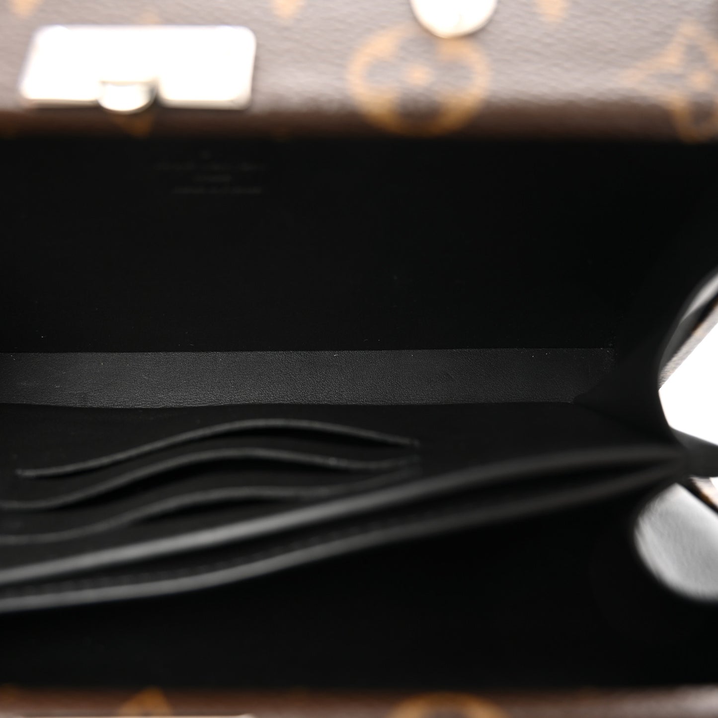 Monogram Wallet Trunk Black