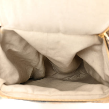 Gucci GG Supreme Monogram Ophidia Flora Print Large Duffle Bag Beige Blue Multicolor 5 of 12