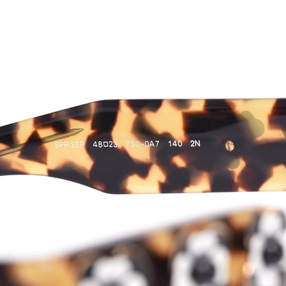 Prada Acetate Flower Poeme Sunglasses SPR25P Tortoise 6 of 9
