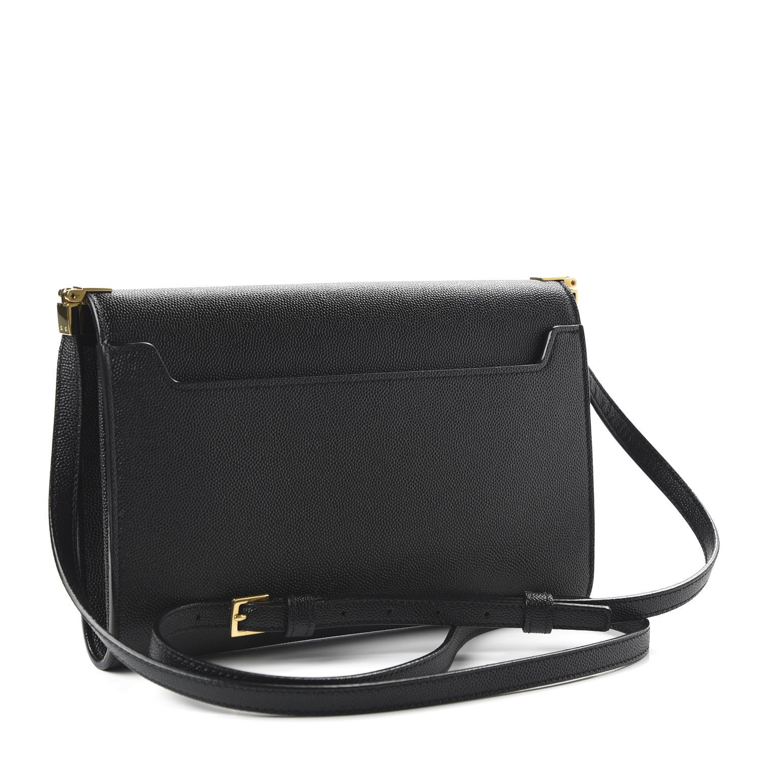 Saint Laurent Grain De Poudre Mini Uptown Crossbody Bag Black 3 of 10