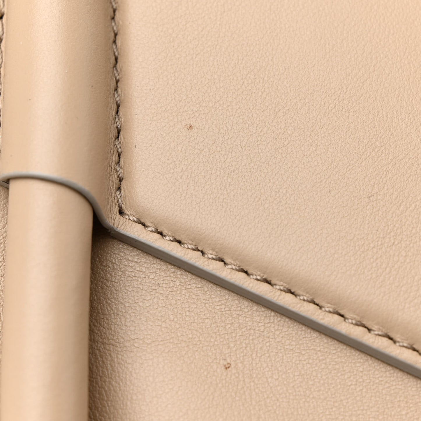 Smooth Calfskin Medium Antigona Soft Lock Duffle Bag Beige