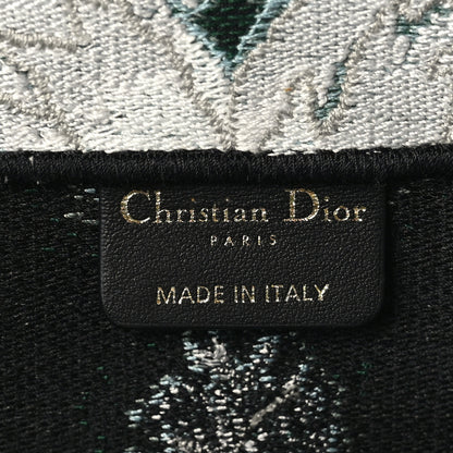Christian Dior Canvas Large Tie And Dior Book Tote Green Multicolor 6 of 9