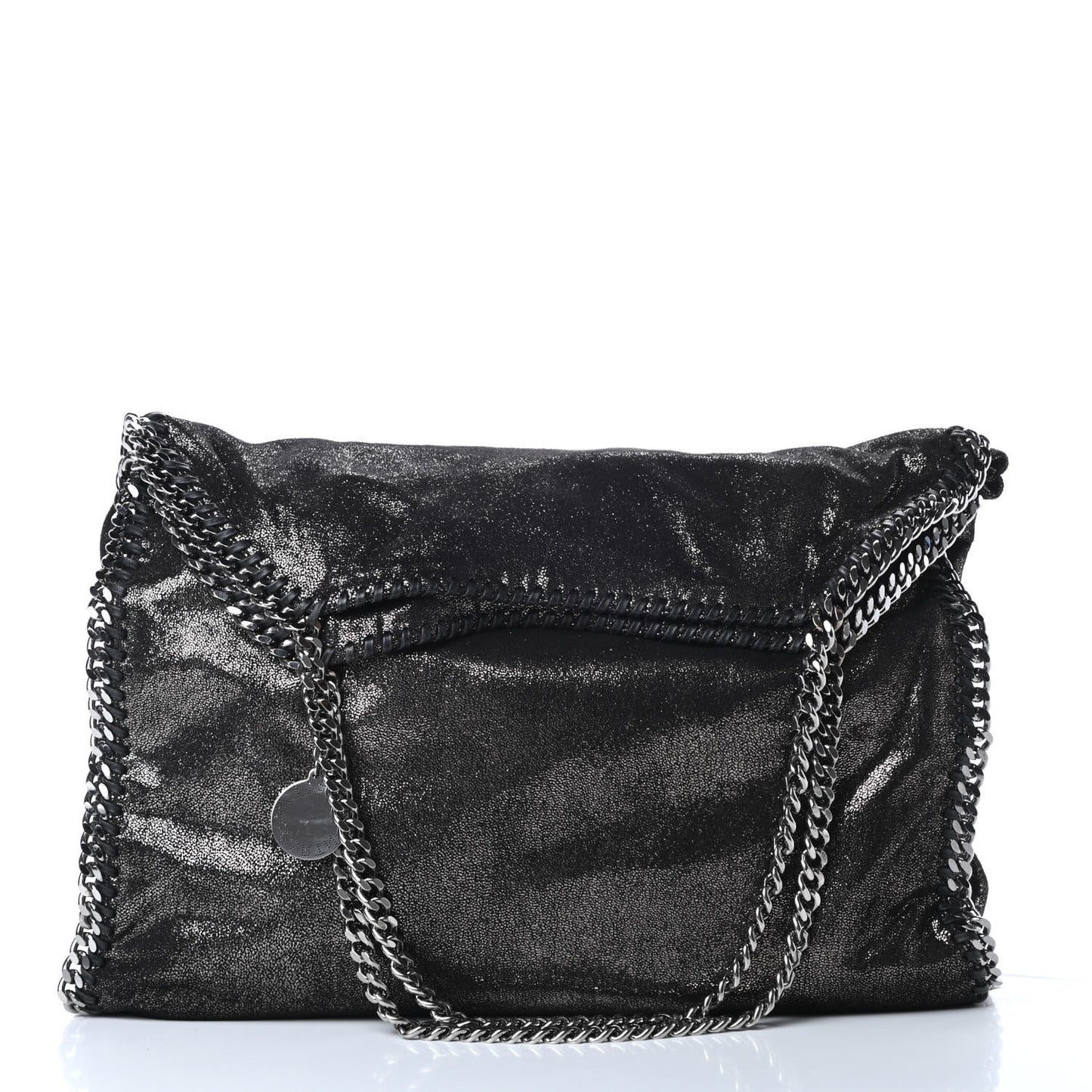 Shaggy Deer Big Falabella Tote Ruthenium