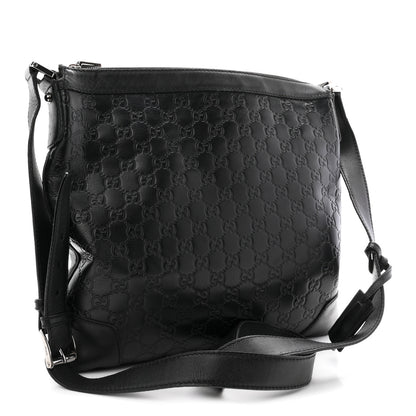 Gucci Guccissima GG Messenger Bag Black 3 of 11
