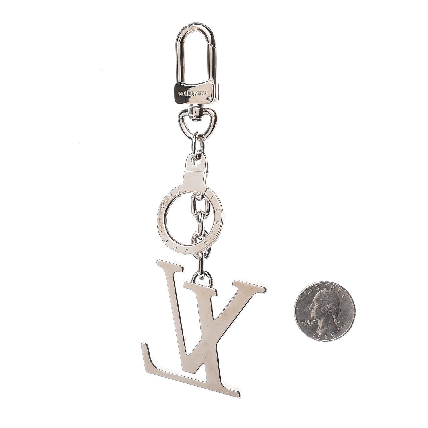 Louis Vuitton LV Initials Key Holder Silver 2 of 4