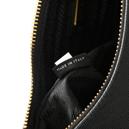 Prada Saffiano Lux Re-Edition 2005 Shoulder Bag Black 8 of 10