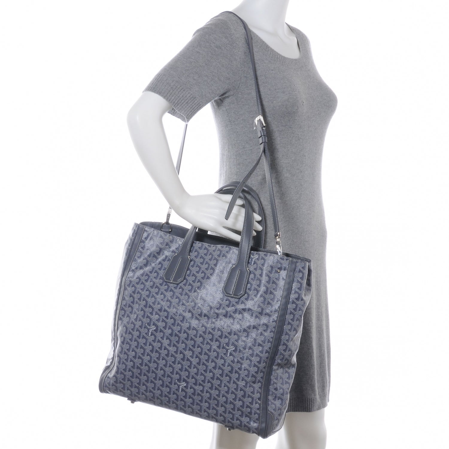 Goyard Goyardine Voltaire Tote Grey 2 of 8