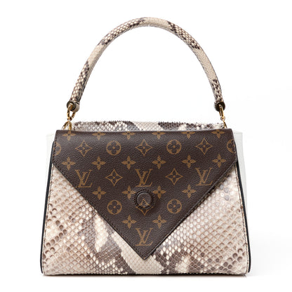 Louis Vuitton Snakeskin Monogram Double V Creme 1 of 11