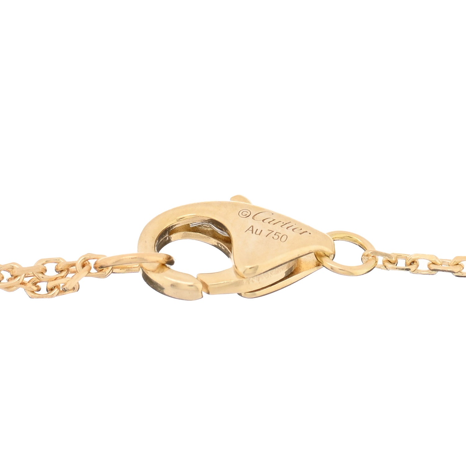 Cartier 18K Yellow Gold Diamond XS D'Amour Bracelet 3 of 4