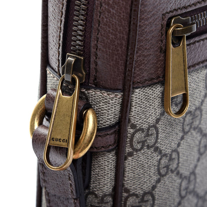 Gucci GG Supreme Monogram Web Small Ophidia Messenger Bag Brown 12 of 14