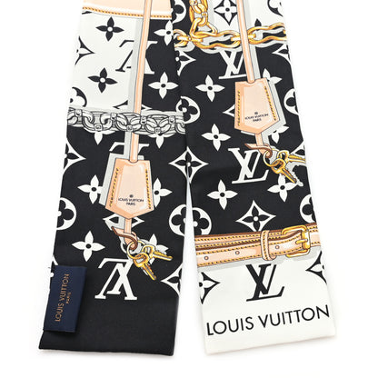 Louis Vuitton Silk Monogram Confidential Bandeau Black 2 of 3