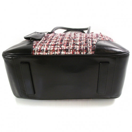 Tweed Vitello Logo Bowler Red