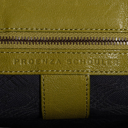 Proenza Schouler Lambskin Medium PS1 Satchel Olive 13 of 14