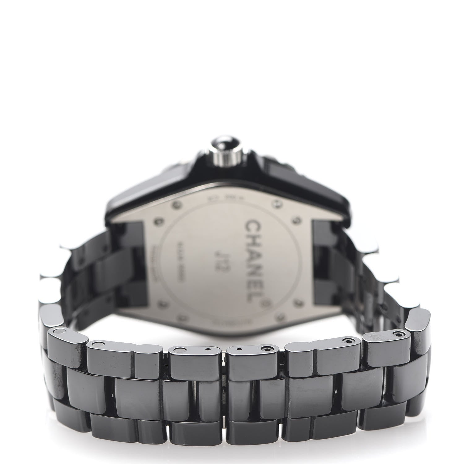 Chanel Stainless Steel Ceramic 41mm J12 Automatic Watch Black 4 of 7