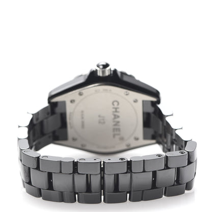 Chanel Stainless Steel Ceramic 41mm J12 Automatic Watch Black 4 of 7