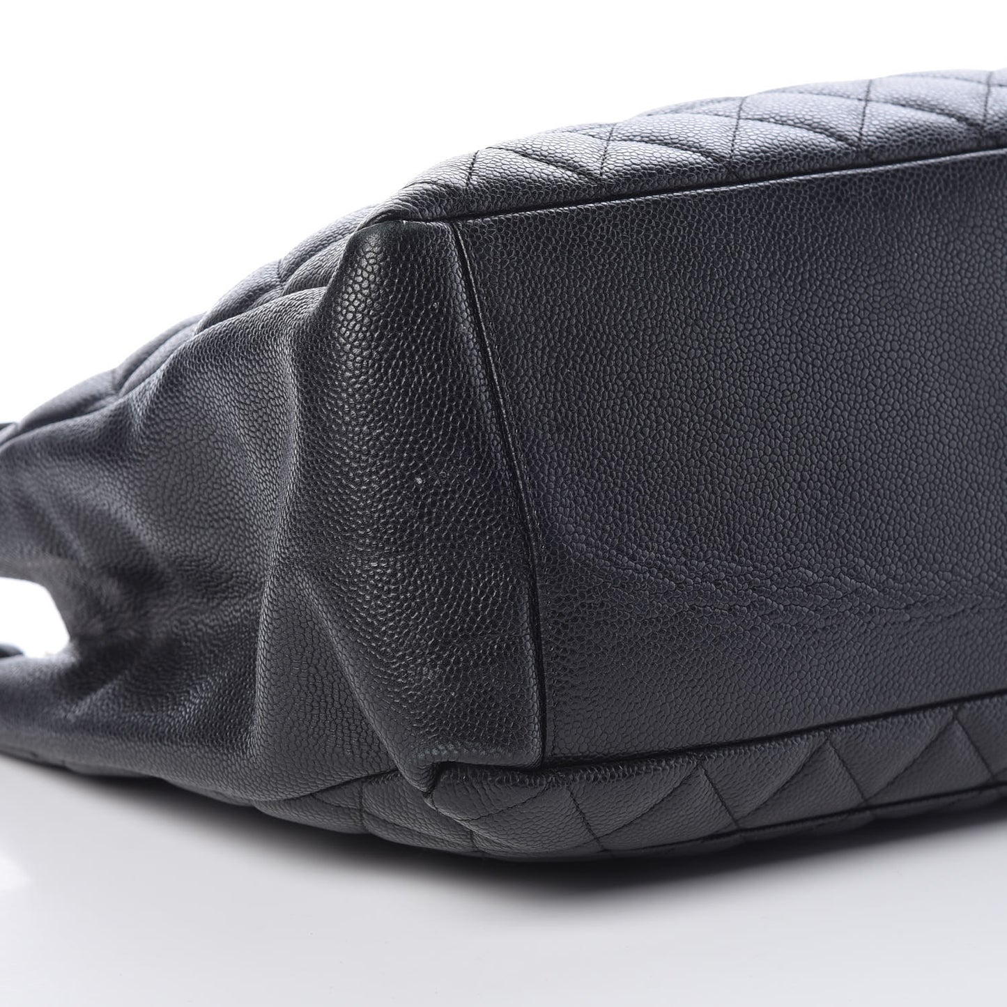 Caviar Quilted Grand Shopping Tote GST Black
