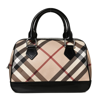 Burberry Nova Check Bowling Bag Black 1 of 12