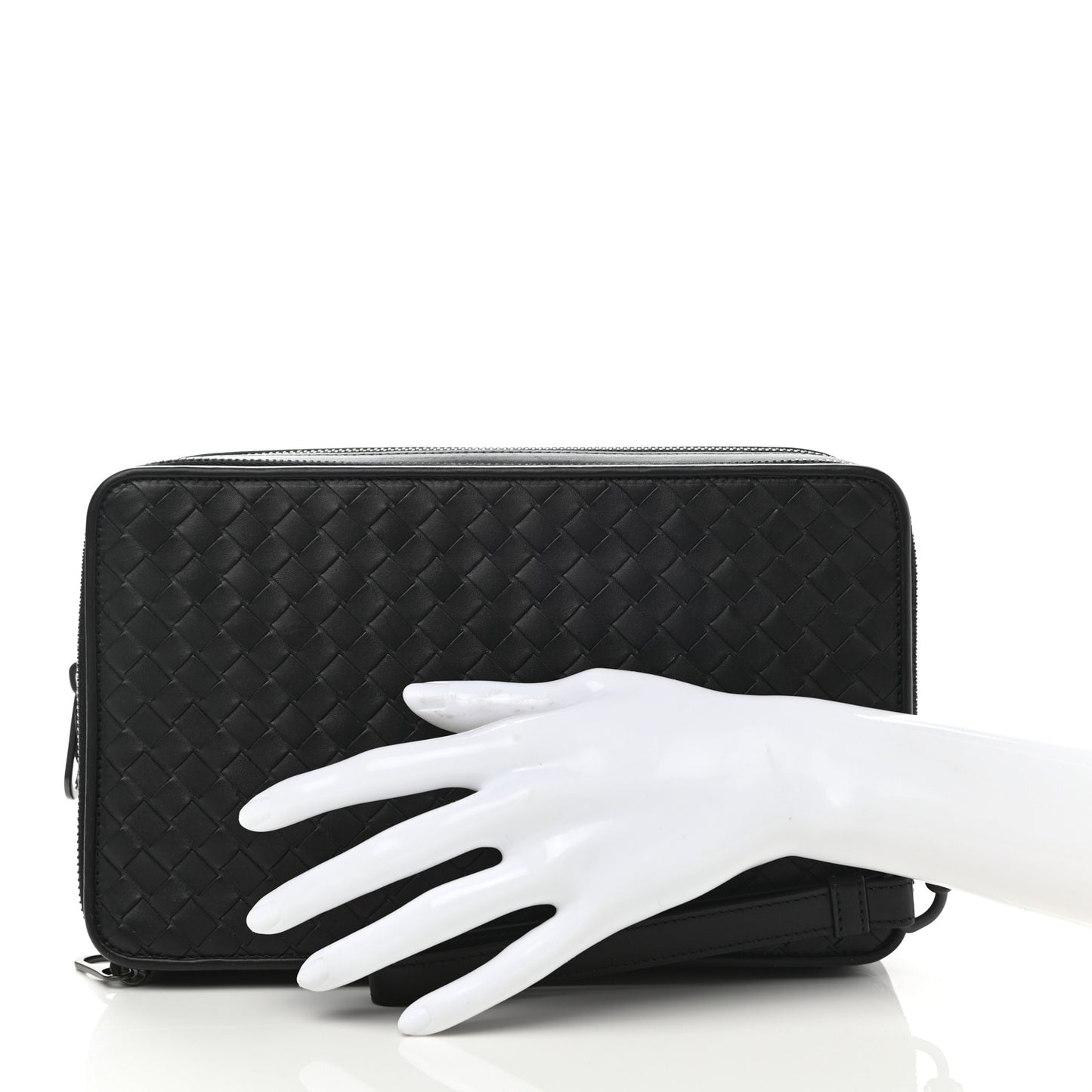 Nappa Intrecciato Organizer Wallet Black