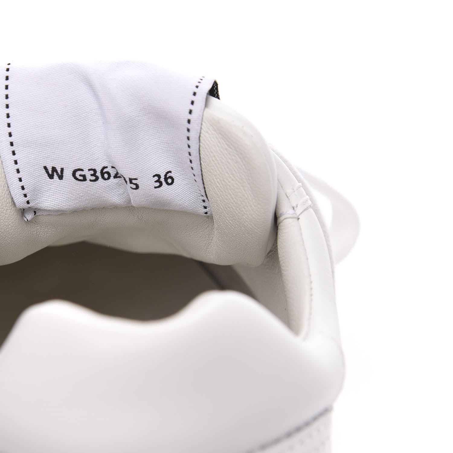 Chanel Calfskin Womens Logo Sneakers 36 White 9 of 10