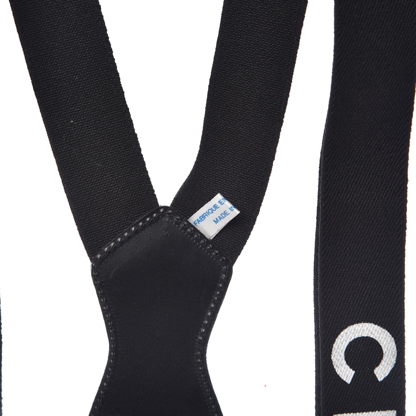 Logo Suspenders Black White