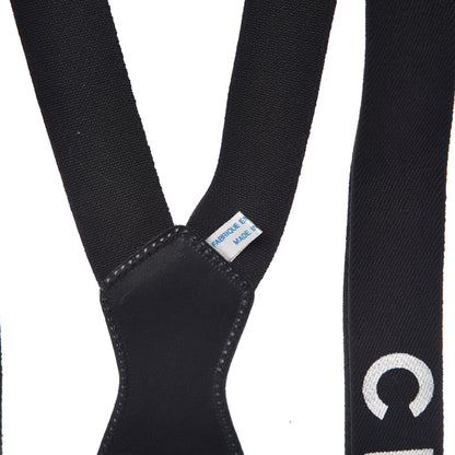 Chanel Logo Suspenders Black White 4 of 9