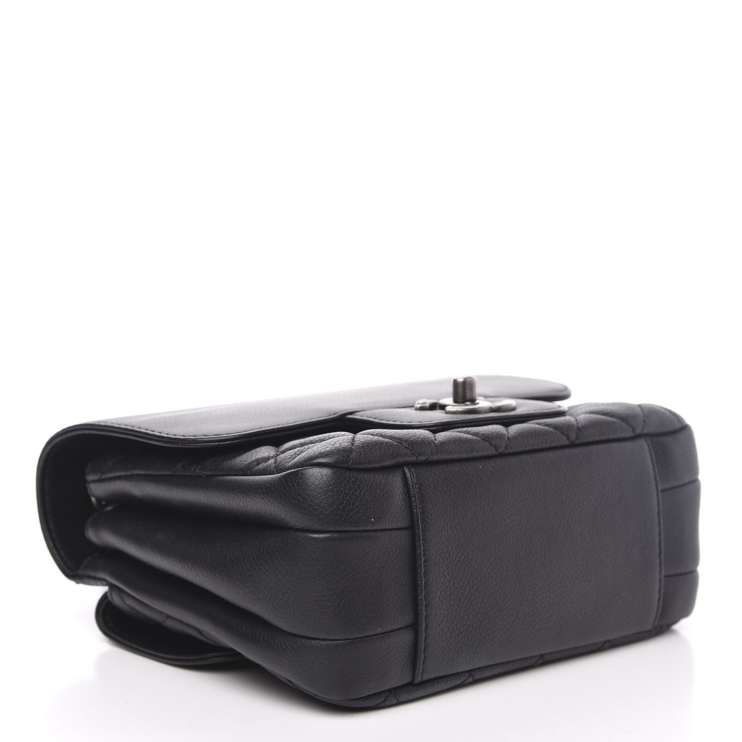 Caviar Quilted Mini All About Flap Bag Black