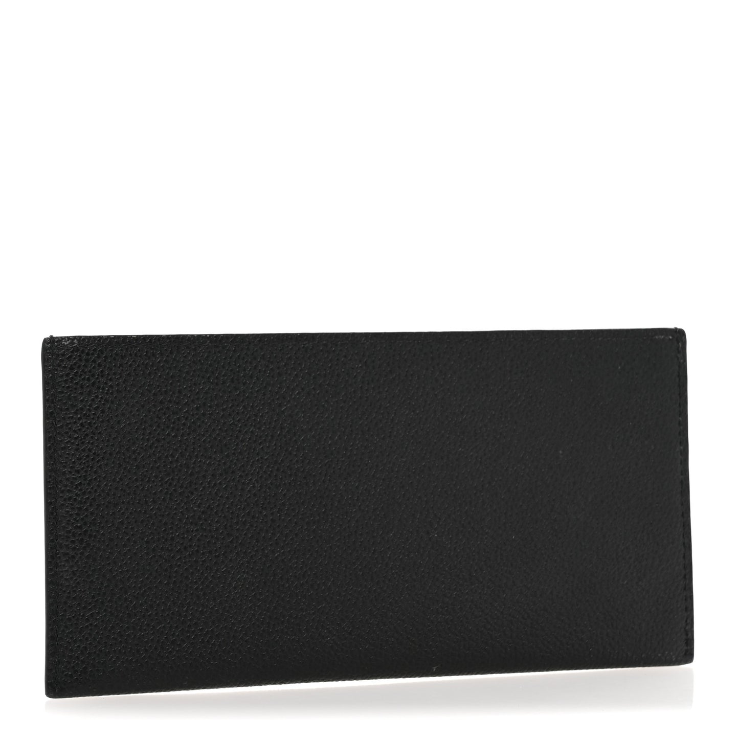 Calfskin Felicie Chain Wallet Card Holder Insert Black