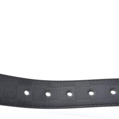 Louis Vuitton Damier Infini Calfskin 35mm Belt 100 40 Black 4 of 5