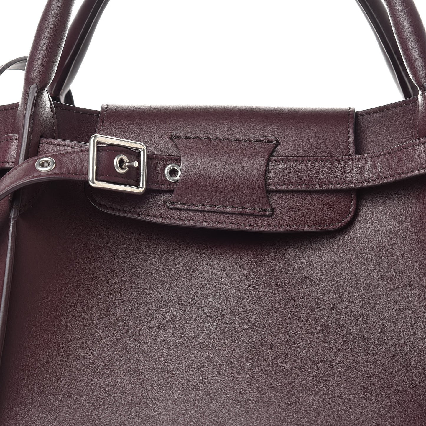 Smooth Calfskin Small Big Bag Burgundy