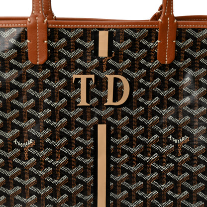 Goyard Goyardine Saint Louis PM Black Gold 9 of 12