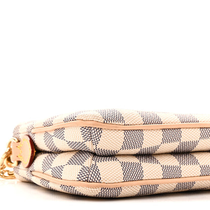 Louis Vuitton Damier Azur Liv Pochette 9 of 10