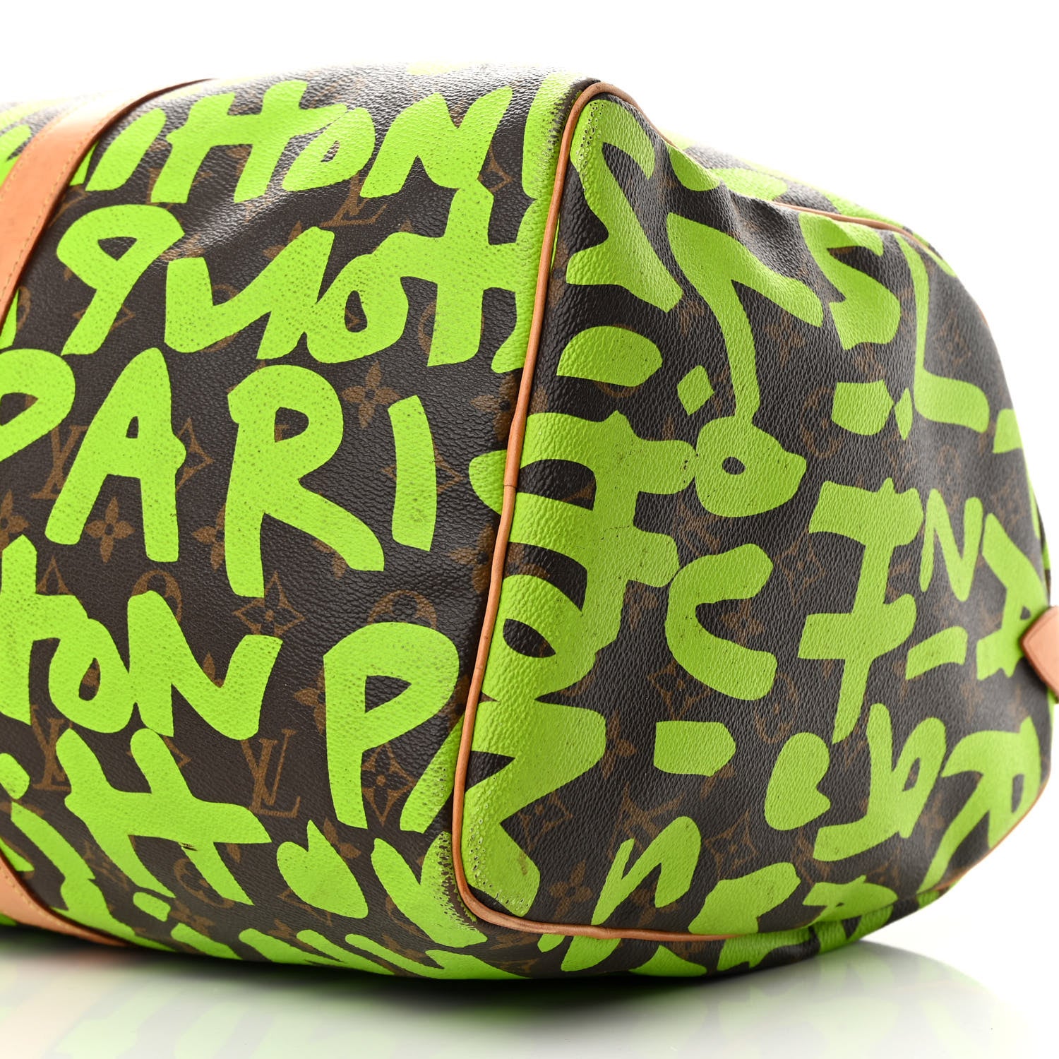 Louis Vuitton Monogram Graffiti Keepall 50 Green 9 of 17