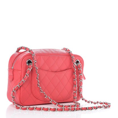Chanel Caviar Quilted Camera Case Dark Pink 3 of 11