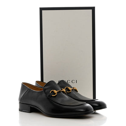 Gucci Goatskin Mens Horsebit Loafers 9.5 Black 12 of 12