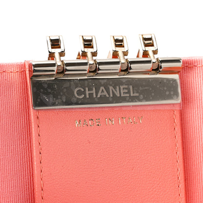 Chanel Lambskin Quilted Classic 4 Key Holder Wallet Light Orange 7 of 13