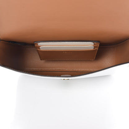 Fendi Cuoio Romano Mini Baguette White 5 of 9
