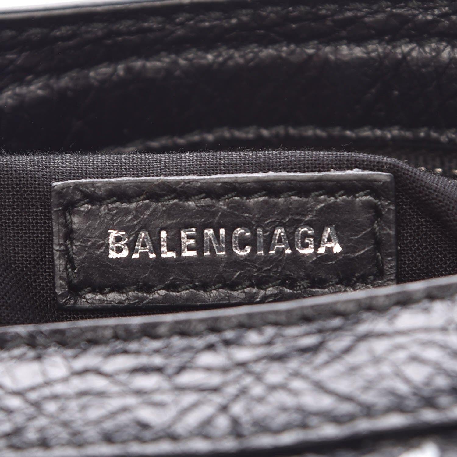 Balenciaga Agneau Arena Car Tag Classic Silver Hardware S City Black TBC 8 of 9