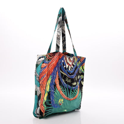 Hermes Silk Petit H Mythiques Phoenix Coloriages Shopping Bag 3 of 6